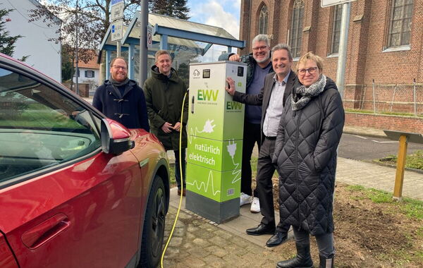 Die neue Ladesäule in Beggendorf
