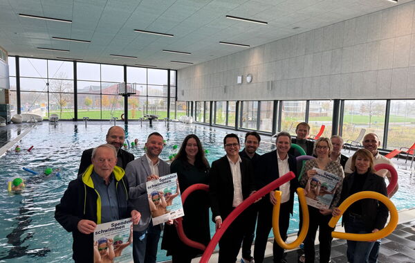 Die Verantwortlichen der Schwimminitiative