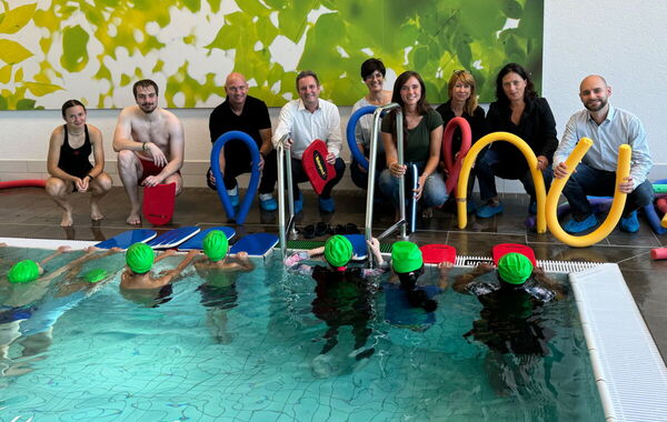 Die Verantwortlichen der Schwimminitiative