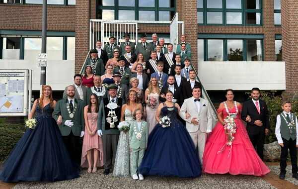 Majestäten der Schützen- und Junggesellenvereine