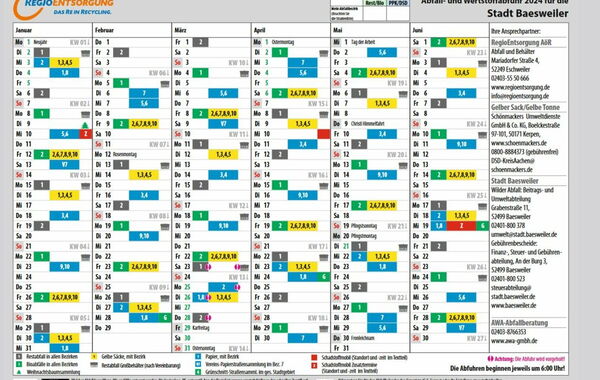 Abfallkalender 2024