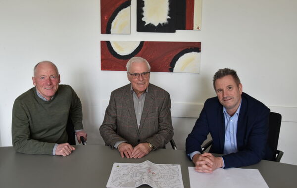Bernd Kockerols, Matthias Harren, Bürgermeister Pierre Froesch