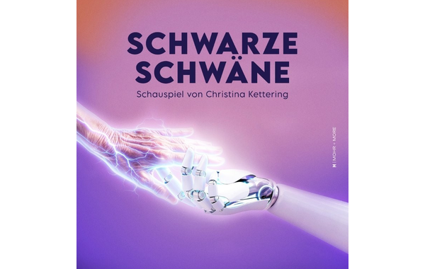 Plakat Grenzlandtheater: Schwarze Schwäne
