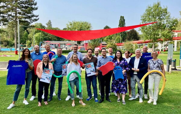 Die Verantwortlichen der Schwimminitiative