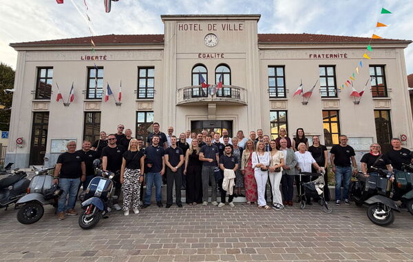Gruppenfoto der Reisenden