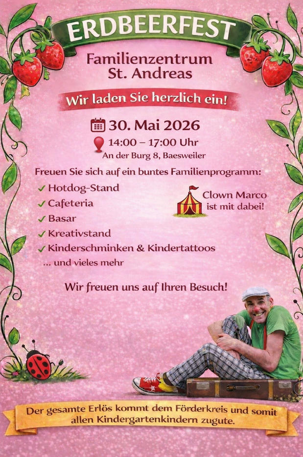 Erdbeerfest am 30. Mai