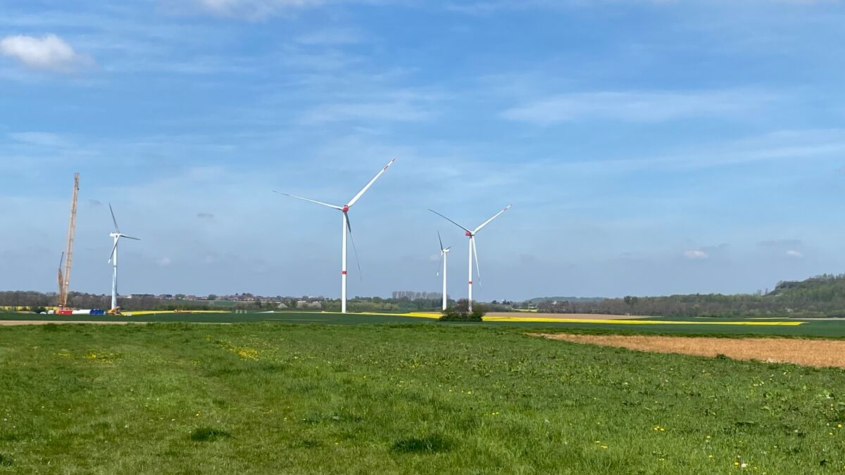 Windpark im Feld in Baesweiler