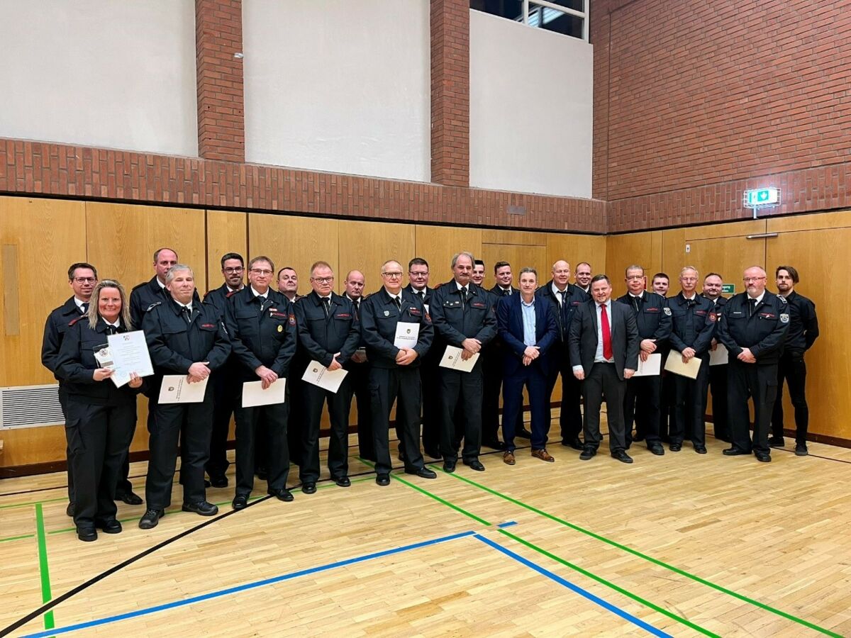 Jahreshauptversammlung der Freiwilligen Feuerwehr Baesweiler